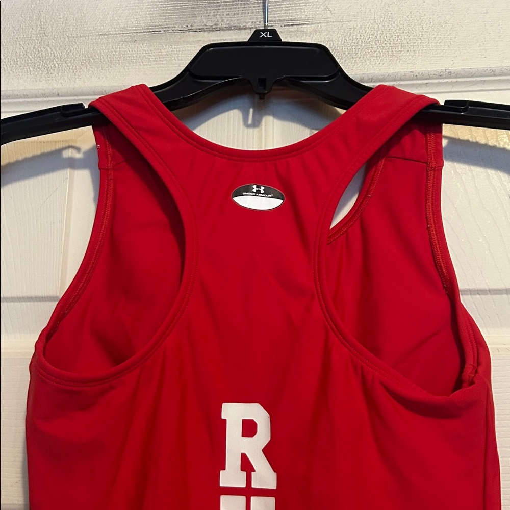 Under Armour Red Racerback Rutgers Tank Top Size Small - Picture 6 of 6